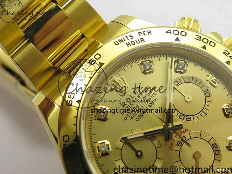 MiroTime 0210 Daytona 116508 YG Noob 1:1 Best Edition 904L YG Case and Bracelet YG Crystal Dial SA MultiPurpose 2628